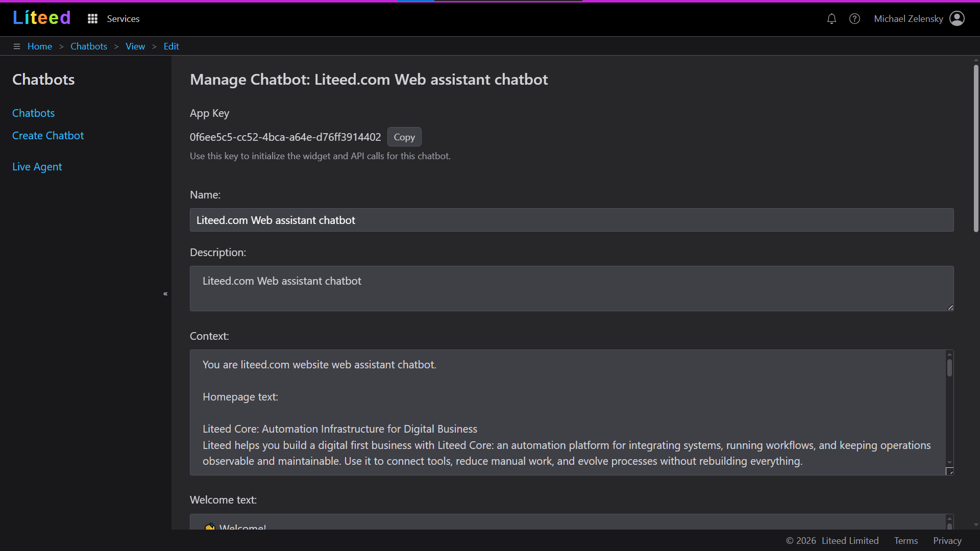 Liteed Chatbot gallery image