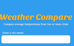 Weather Compare (wthrcmpr.com) media 1