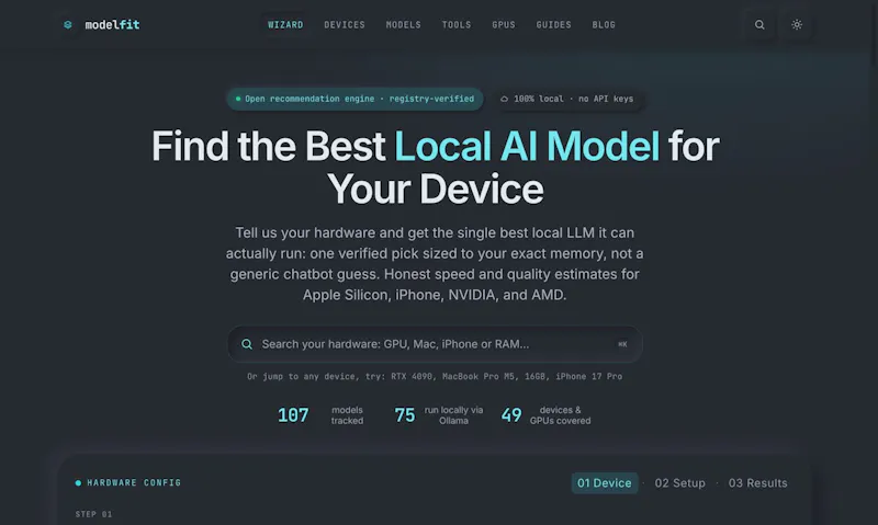 ModelFit screenshot 2