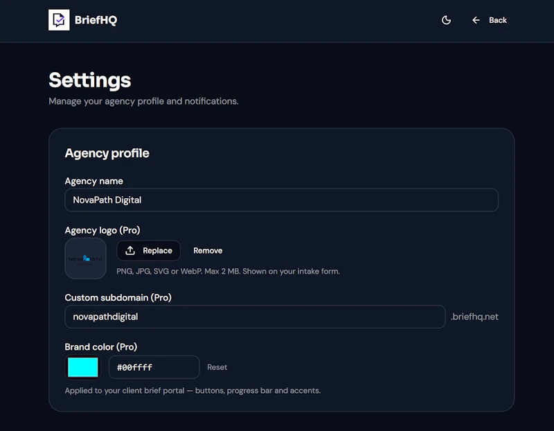 BriefHQ screenshot 6