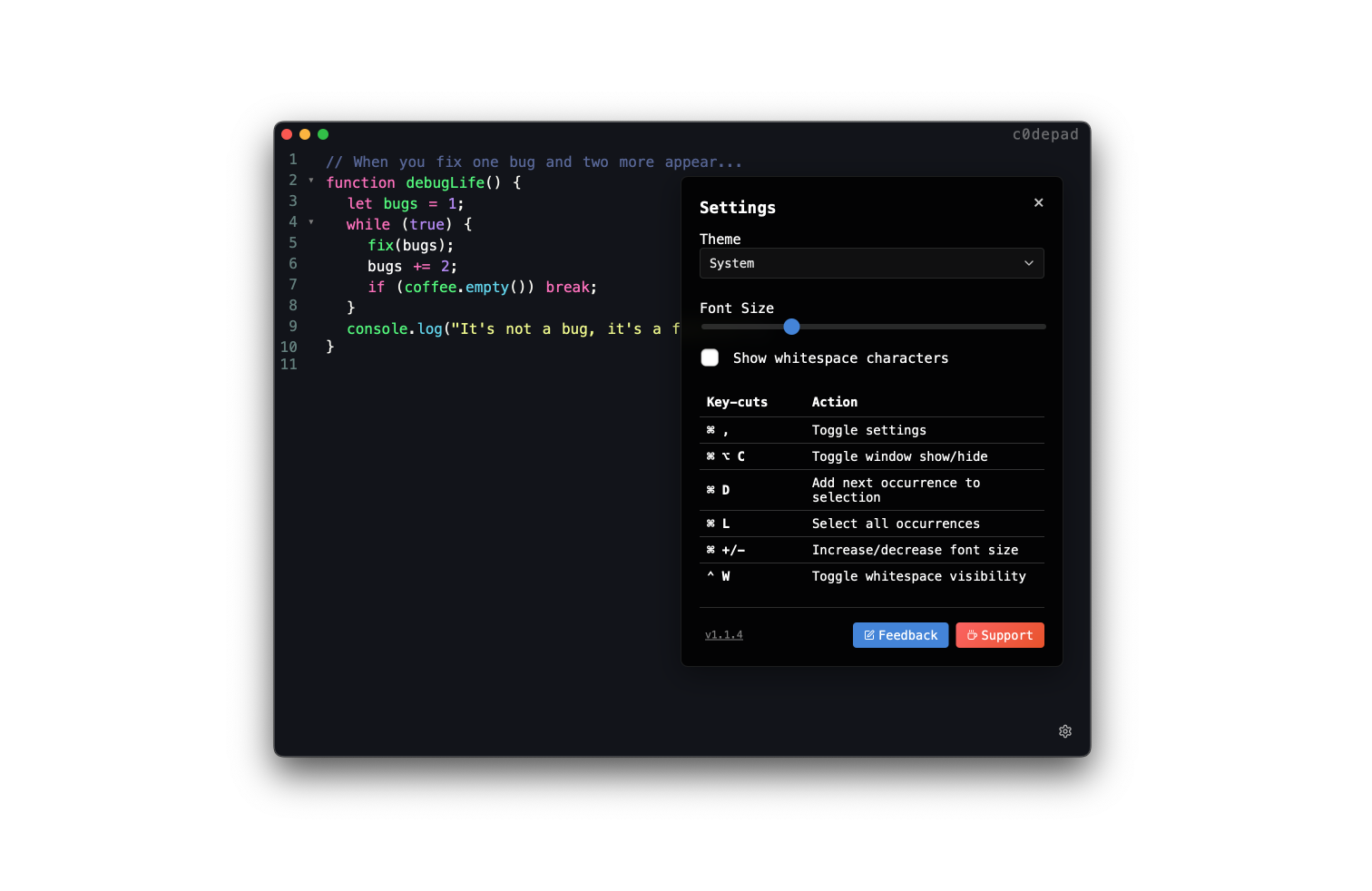 c0depad gallery image