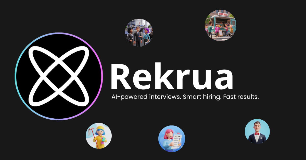 rekrua - การสัมภาษณ์ AI ด้วยเหตุผลและข้อเสนอแนะ media 1