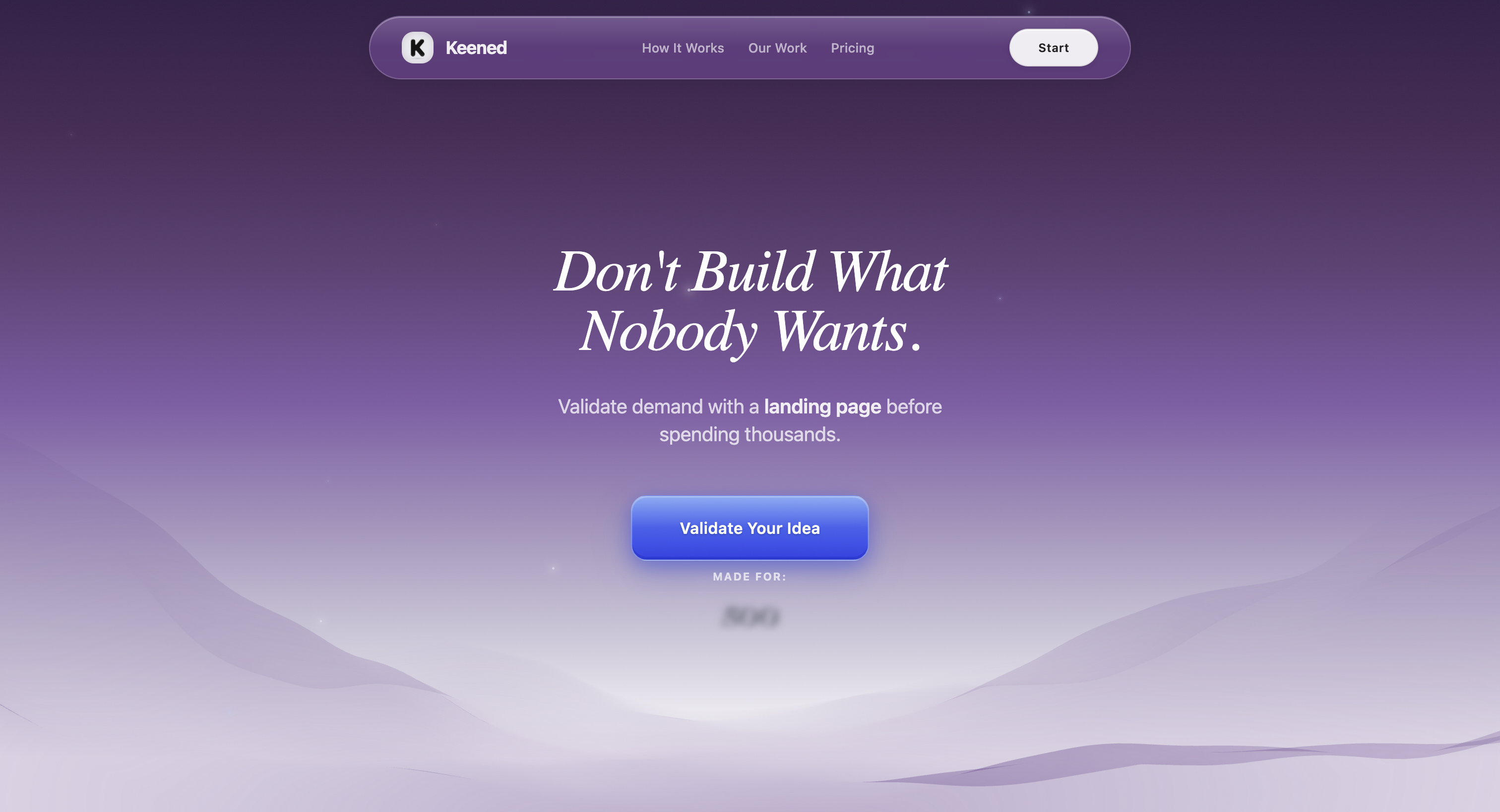 Keened - Main product screenshot demonstrating key features and user interface