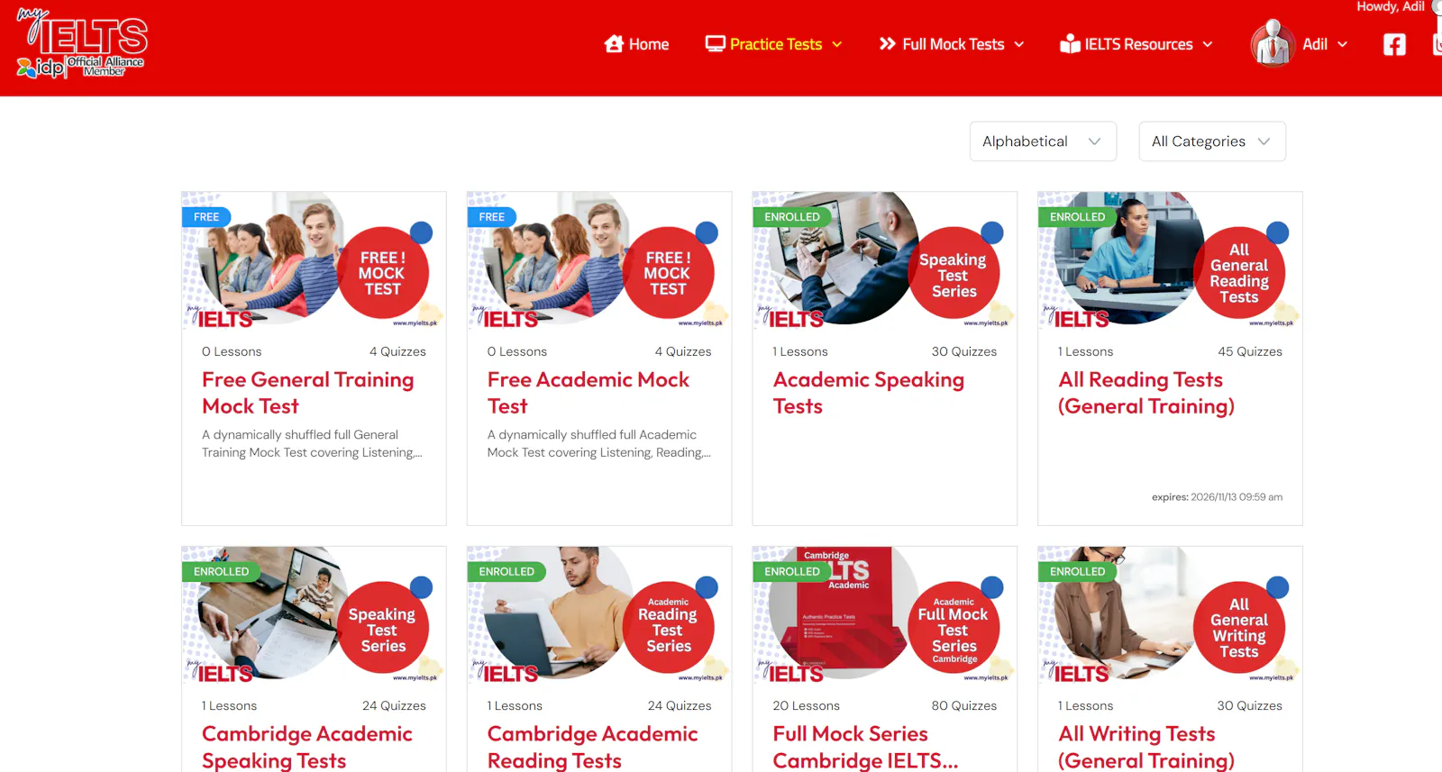 My IELTS LMS | Real IELTS Exam Simulator screenshot 2