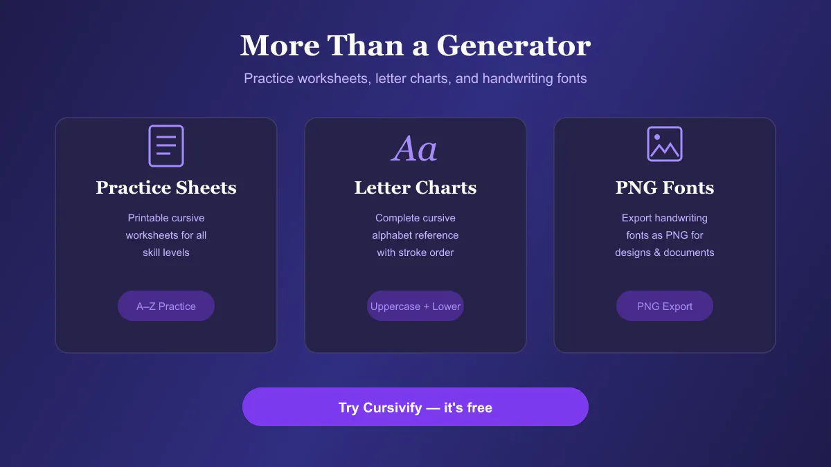 Cursivify gallery image