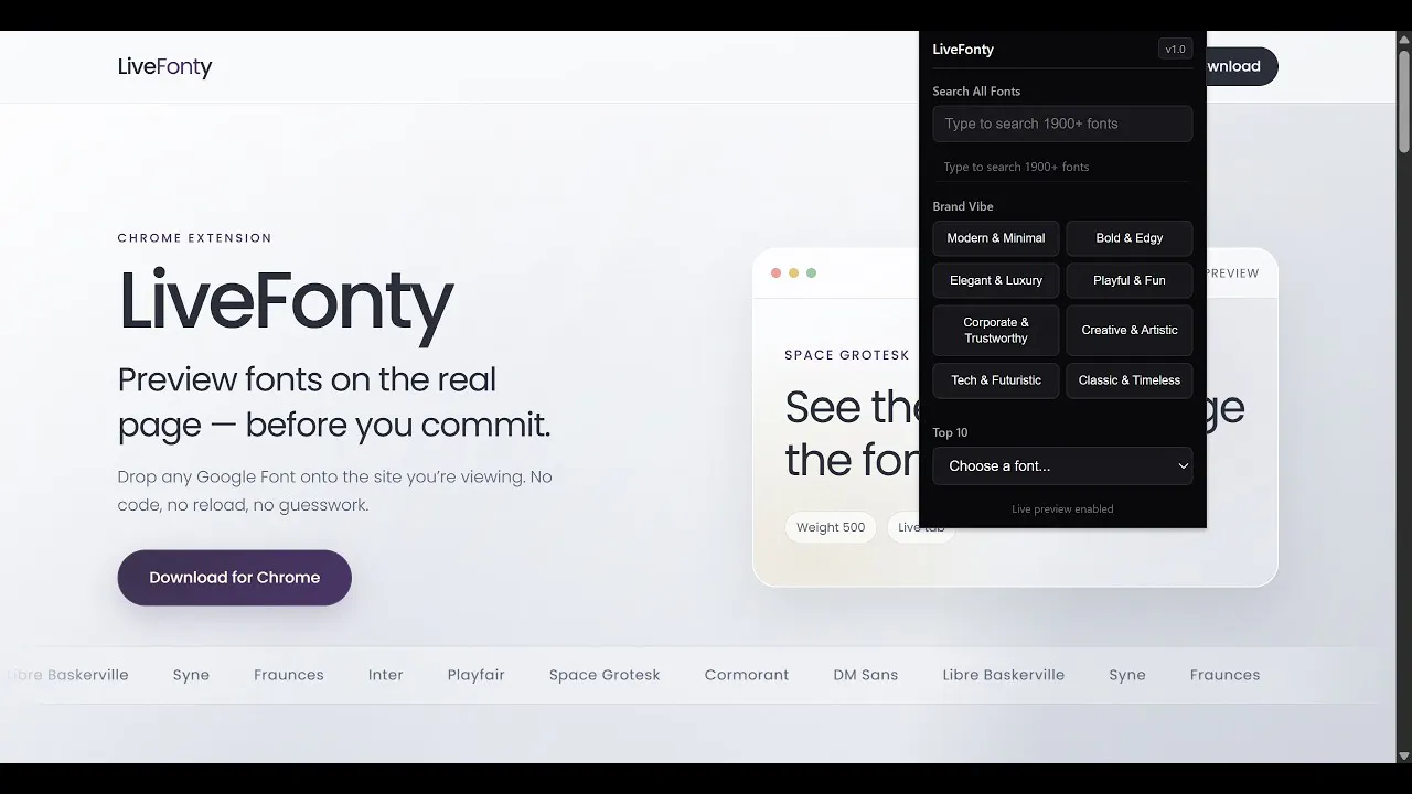 LiveFonty gallery image