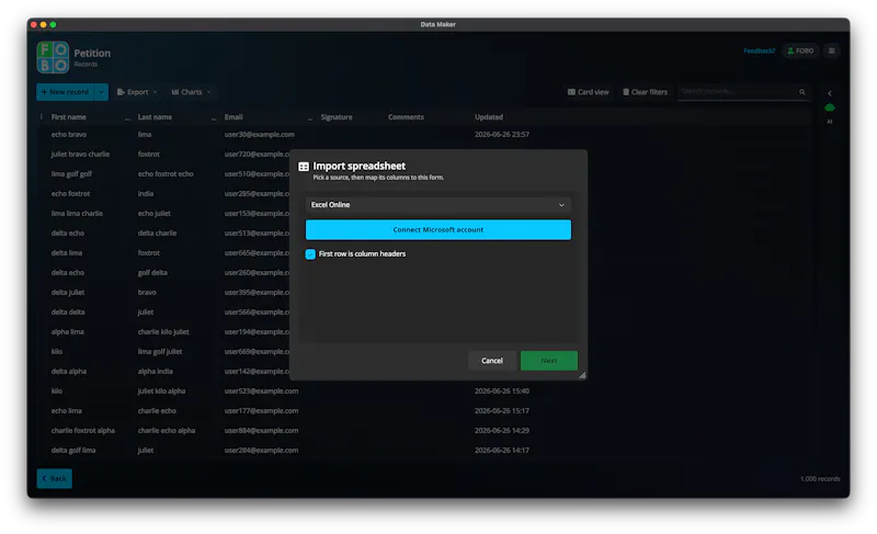 Data Maker screenshot 27