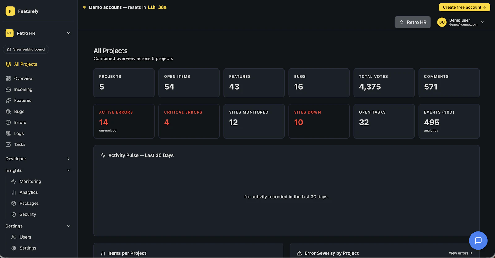 Featurely screenshot 2