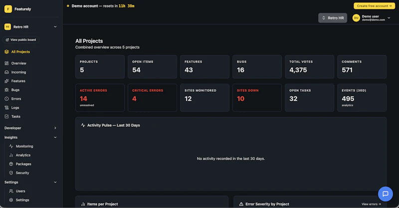 Featurely screenshot 2