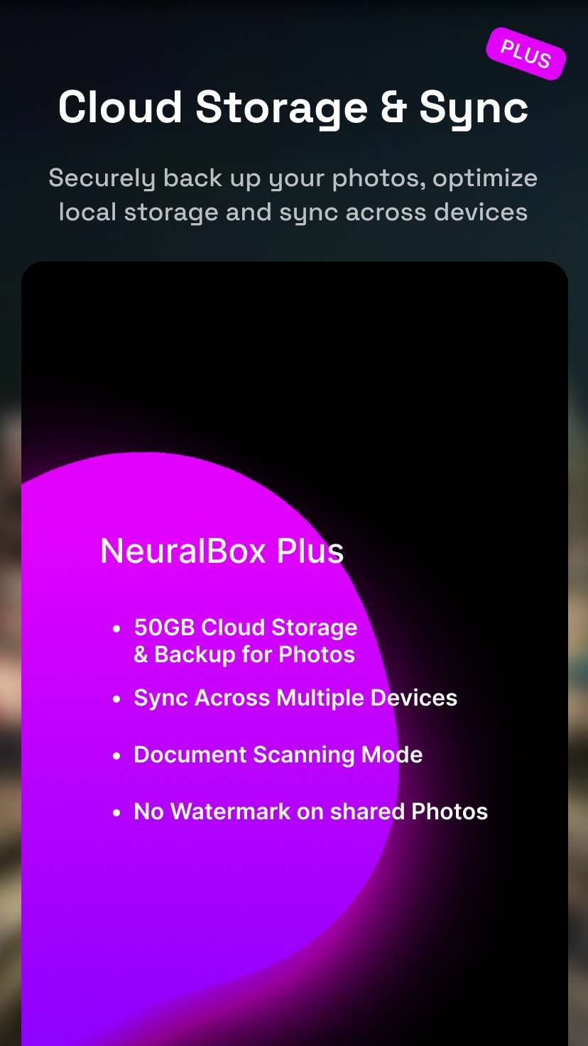Neuralbox - Помните все, что вы видите с фотографиями и ИИ медиа 9