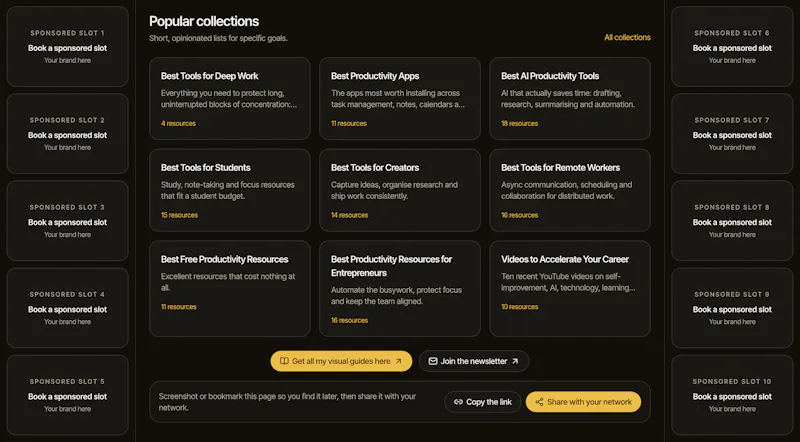 Best Productivity Resources screenshot 5