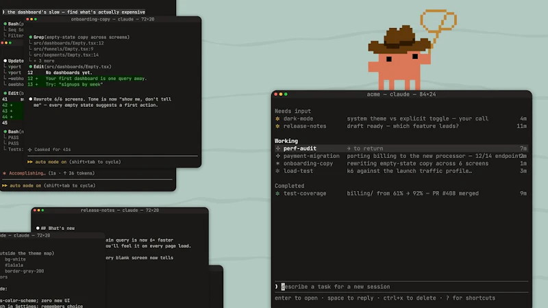 Claude Code Agent View screenshot 1 (video preview)