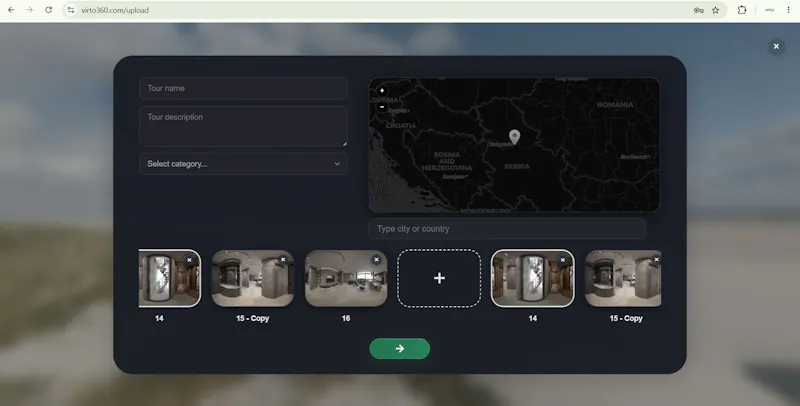 Virto 360 – Virtual Tour Platform screenshot 2