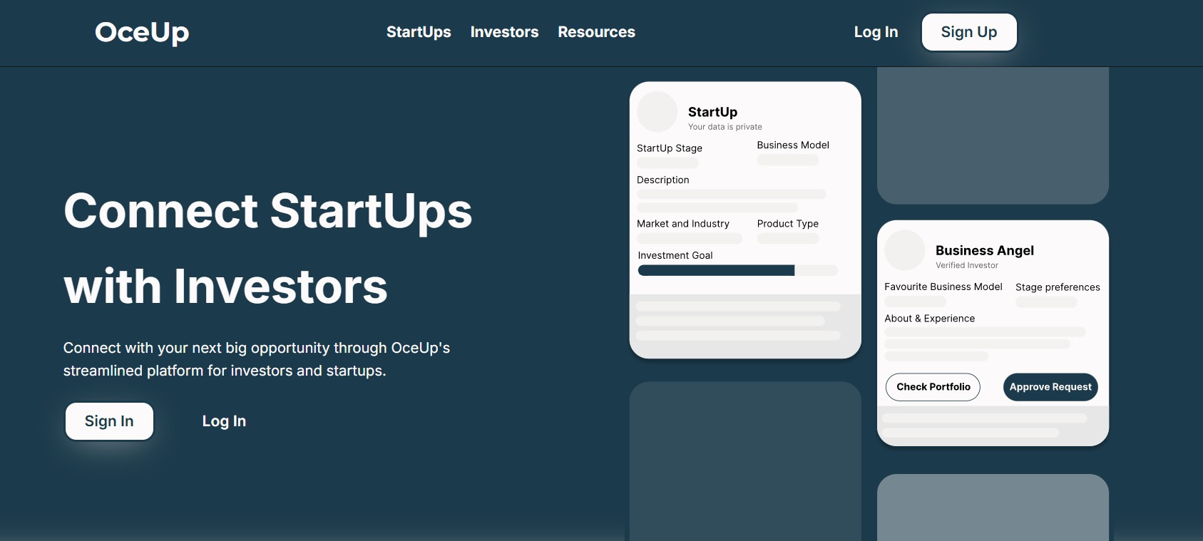 OceUp - Connecting startups with investors media 1