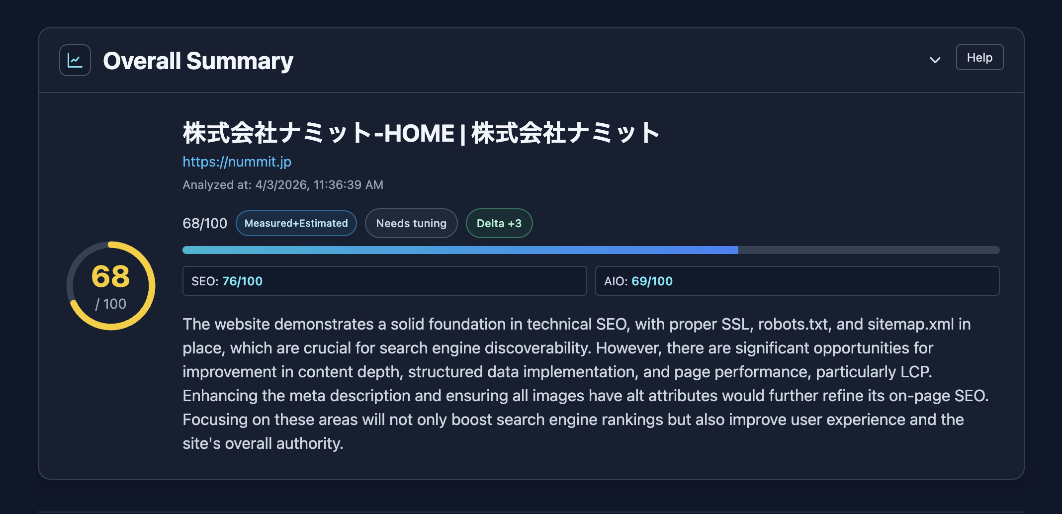 Web Site Analyzer gallery image
