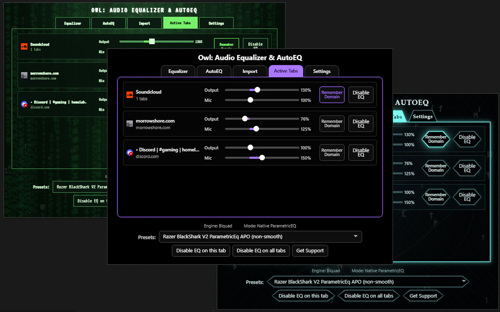 Owl: Chrome Music Equalizer screenshot 6