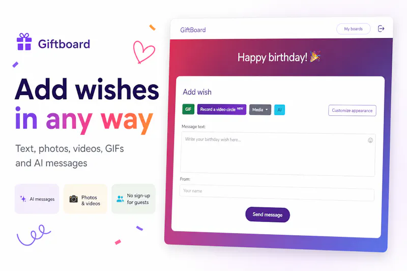 GiftBoard screenshot 2
