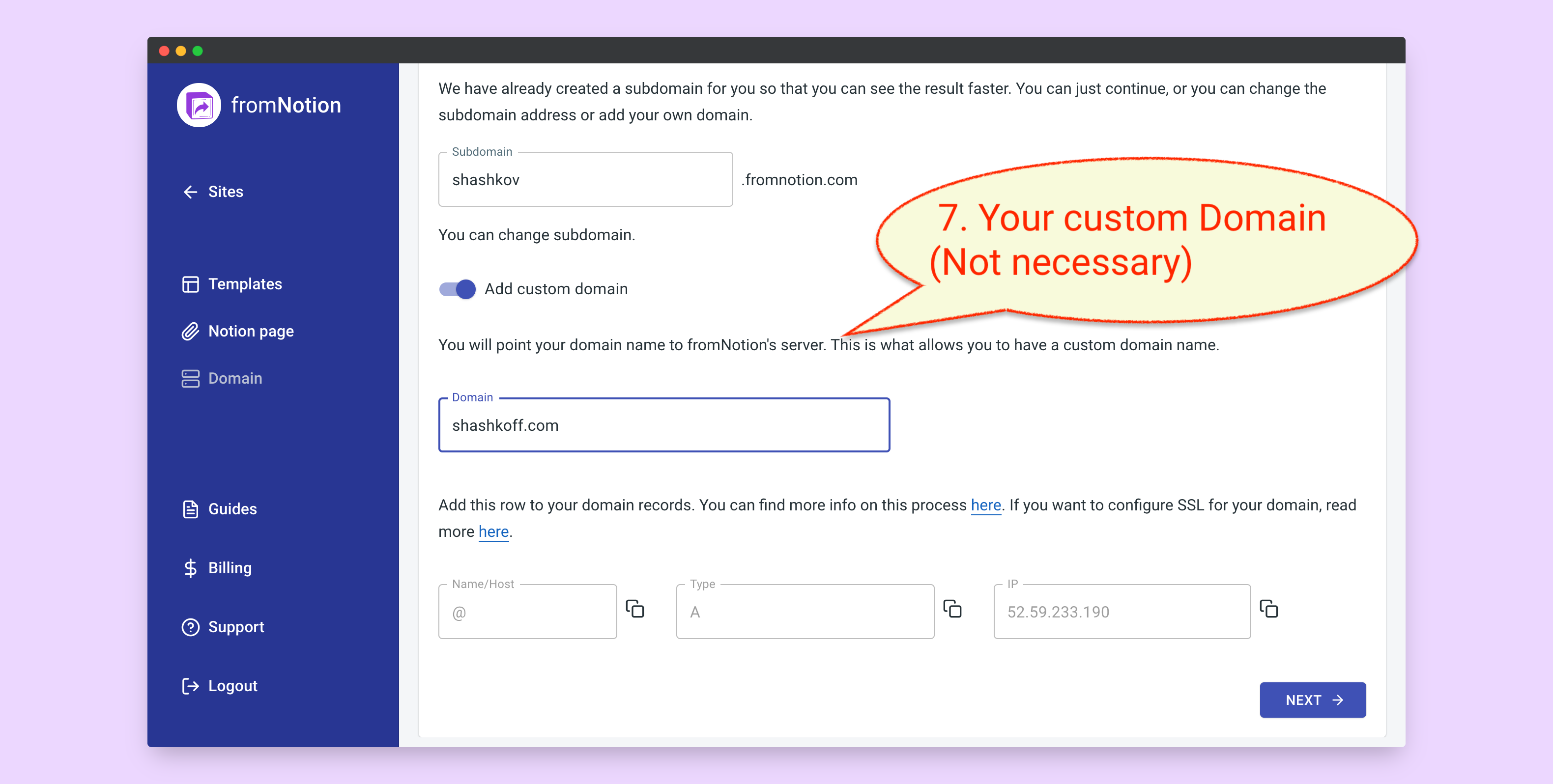 FromNotion gallery image