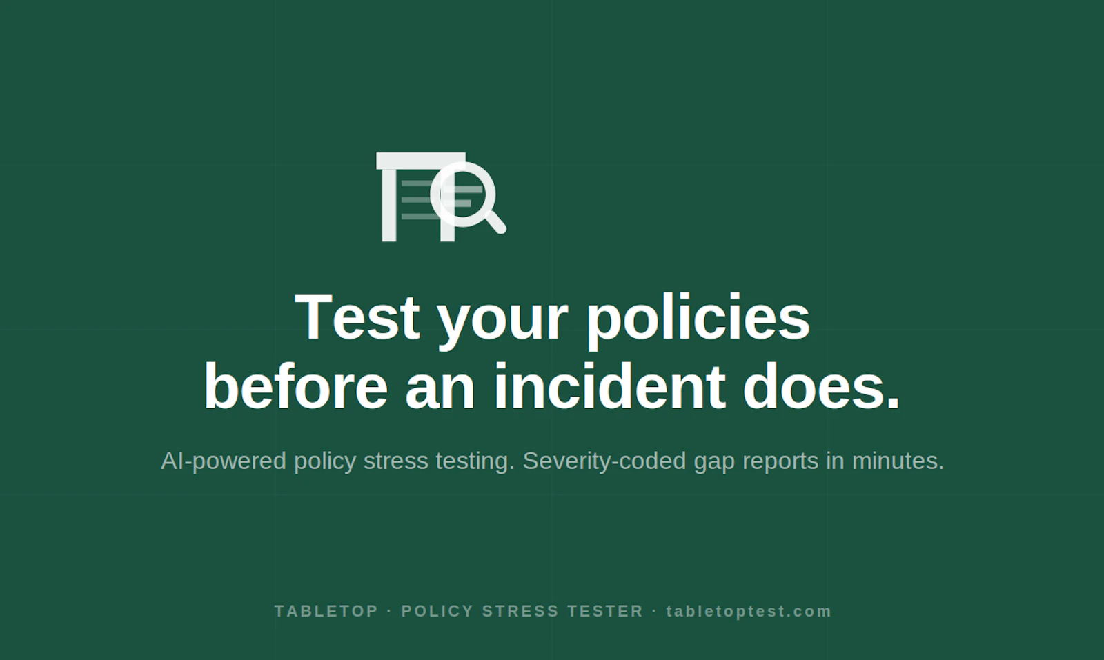 Tabletop screenshot 1