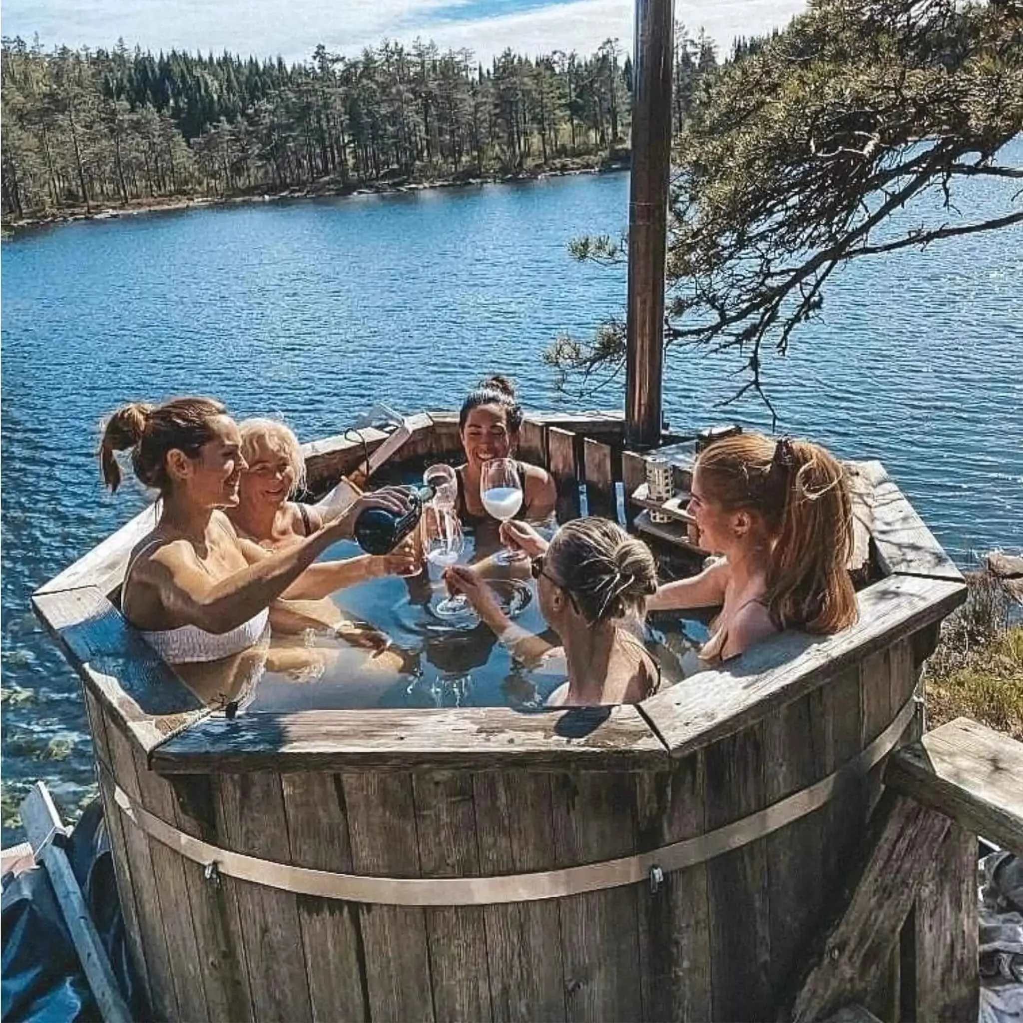 4-6 Person Traditional Finnish Hot Tub gallery image