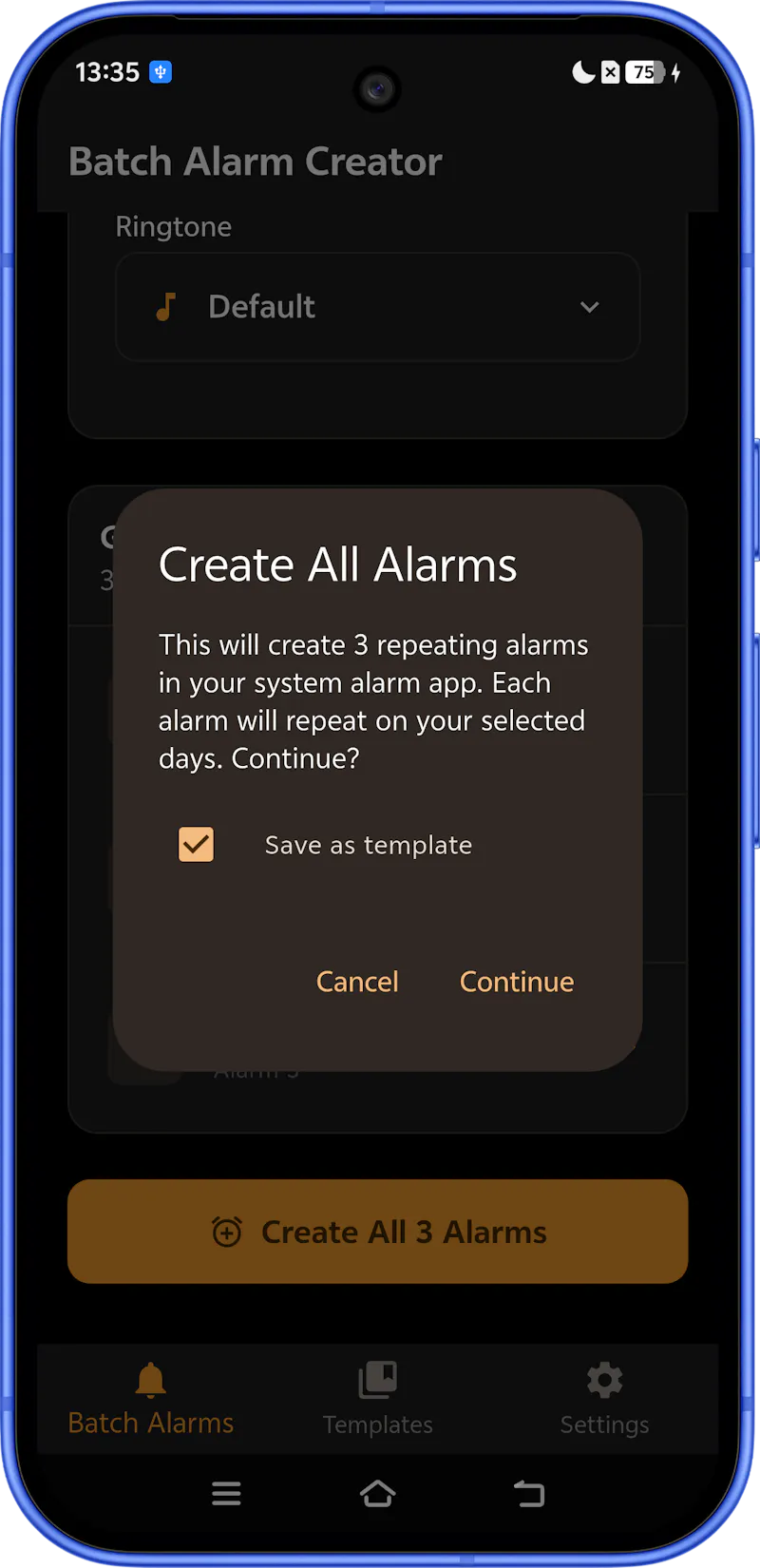 Batch Alarm Creator screenshot 7