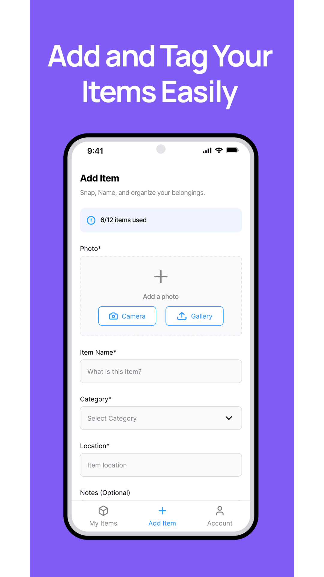 iFoundIt: Smart Home Inventory - Screenshot 2 showing product features and functionality