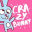 Crazy Bunny Sticker