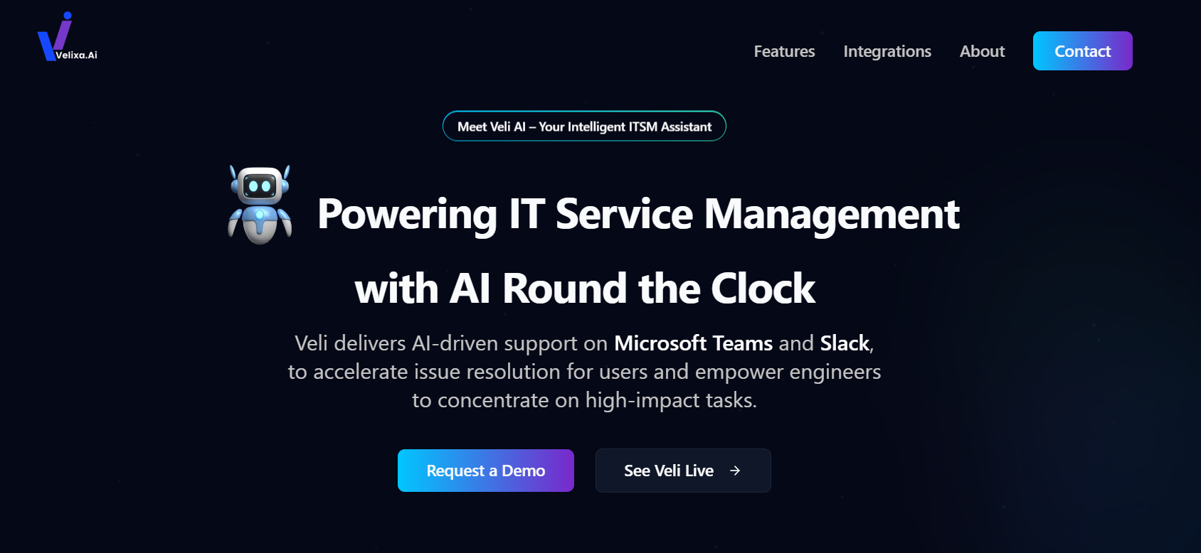 Velixa - AI-Powered ITSM Assistant media 2