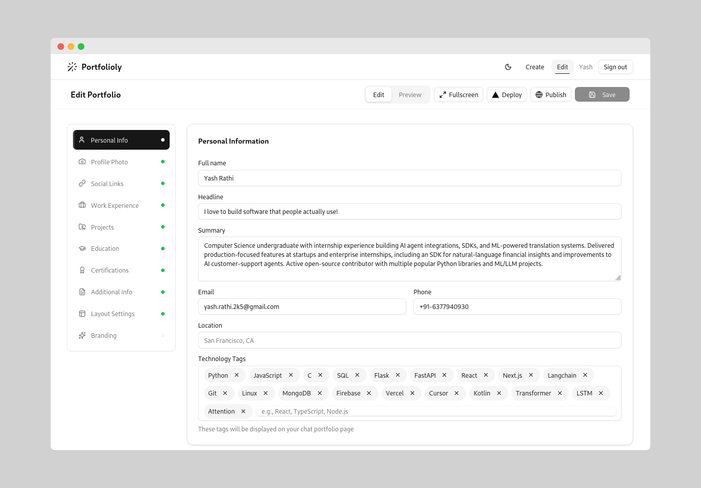 Portfolioly gallery image