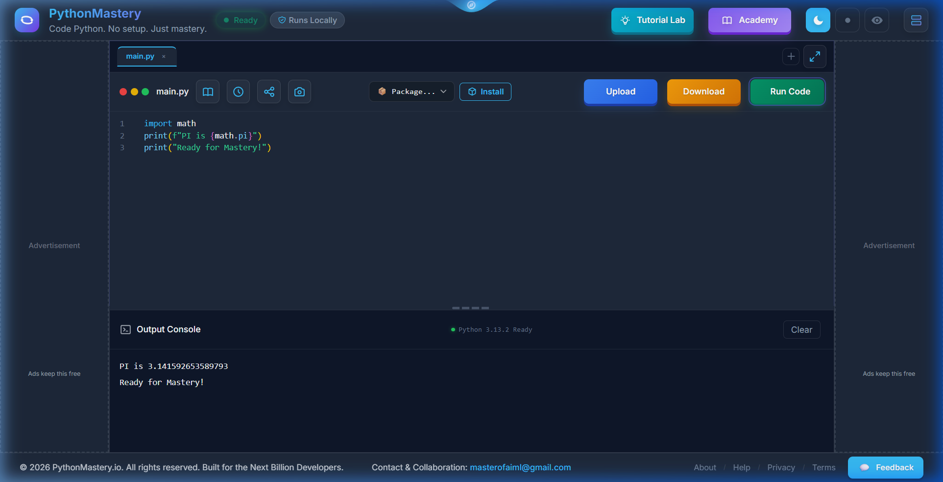 Pythonmastery.io gallery image