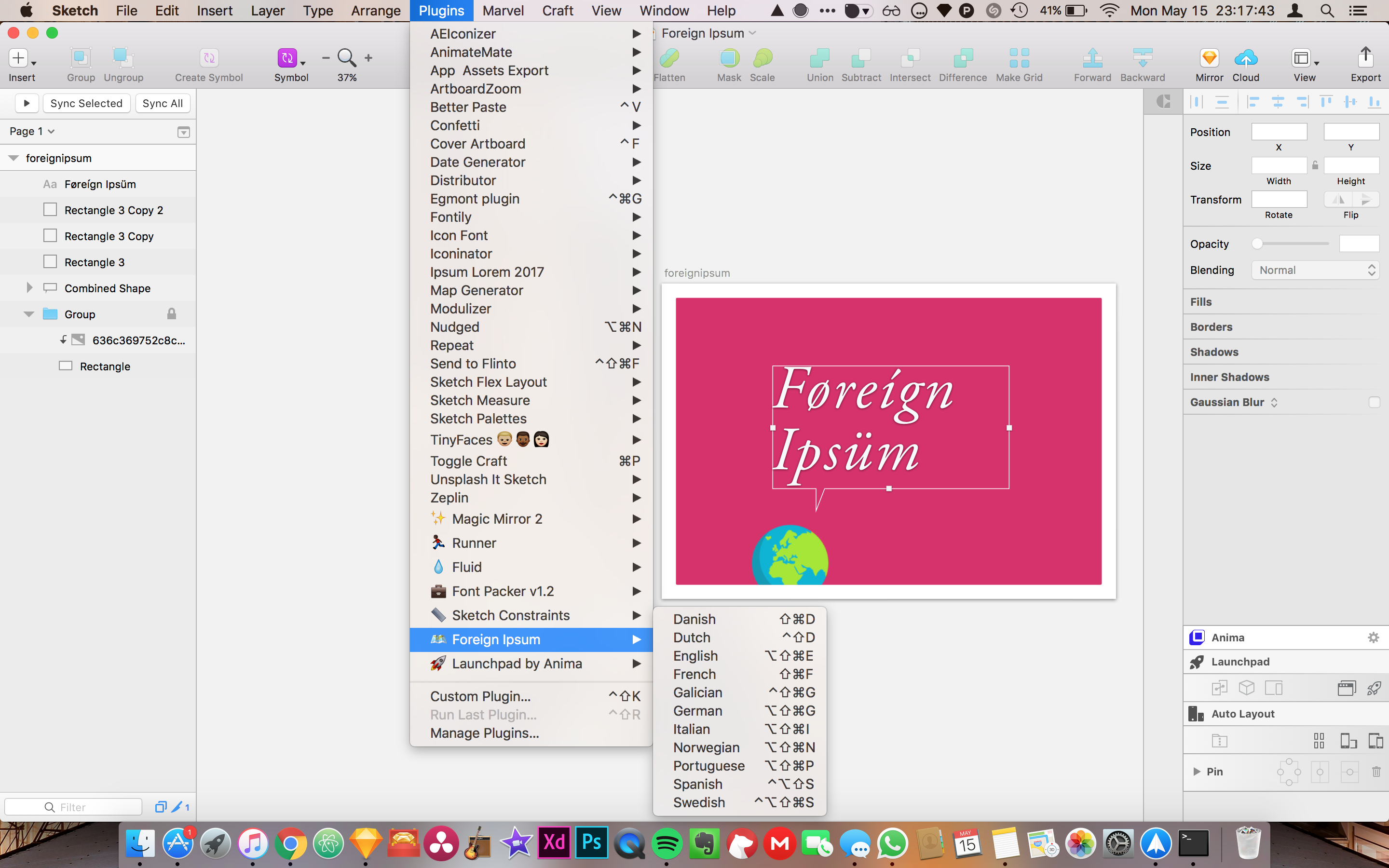 Foreign Ipsum Image