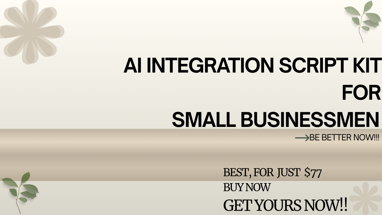 AI INTEGRATION SCRIPT KIT gallery image