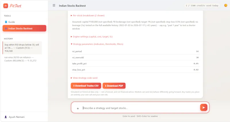 PitTest  screenshot 4