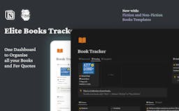 Elite Book Tracker Template media 3