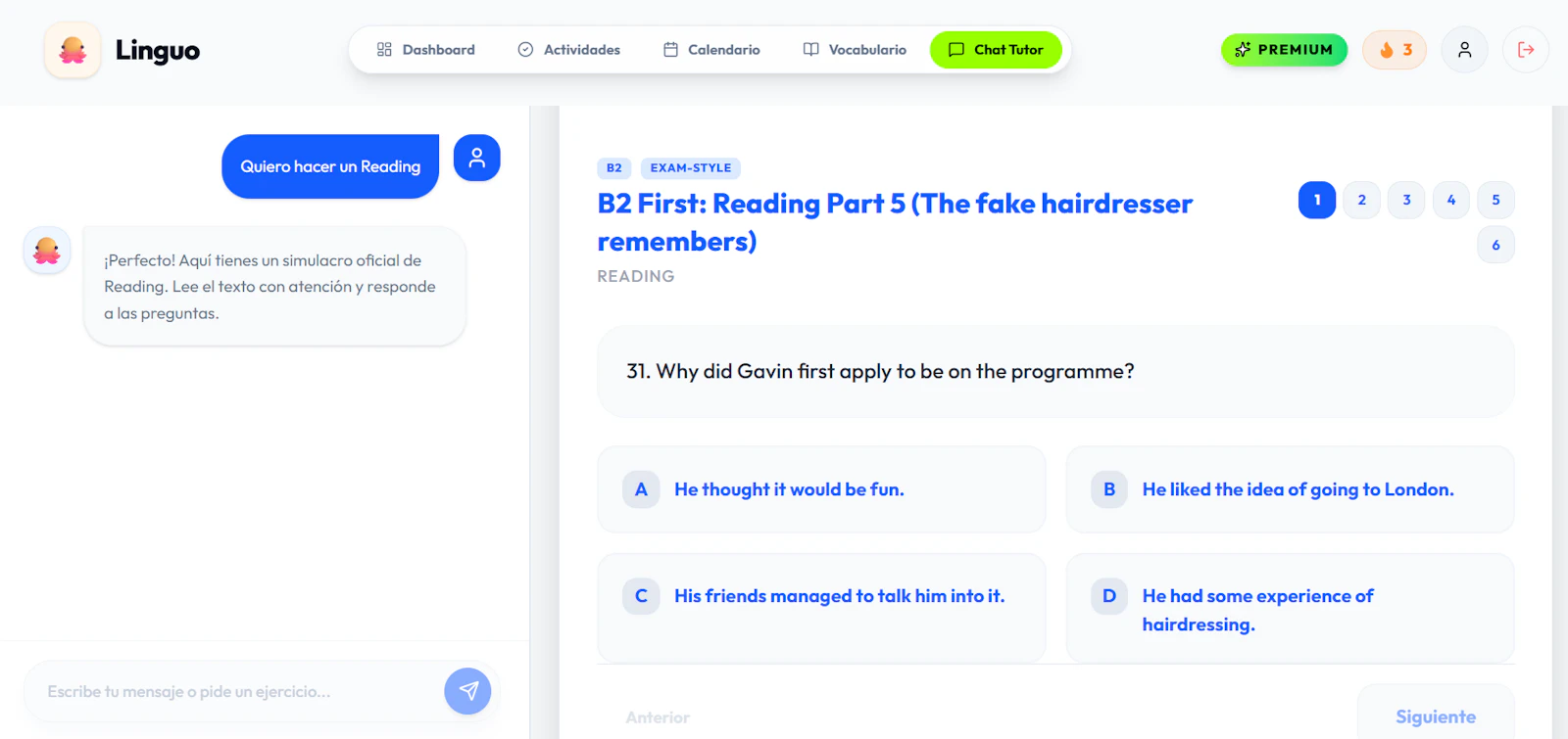 Linguo — Ace your B2 Exam screenshot 3