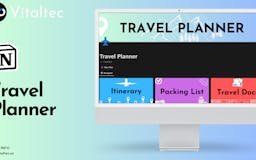 Notion Travel Planner media 1