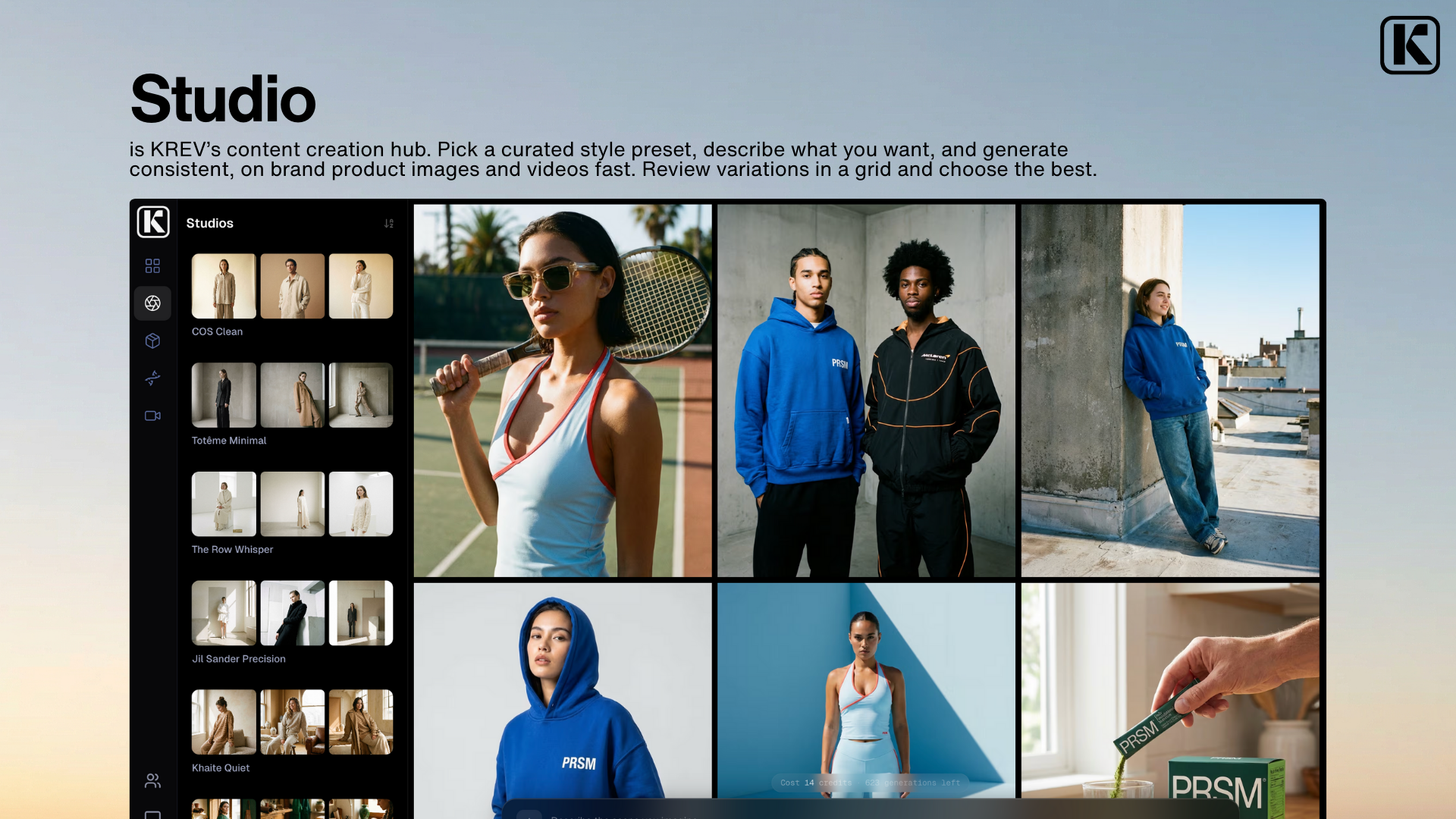 KREV：為電子商務品牌打造的 AI 創意代理工具