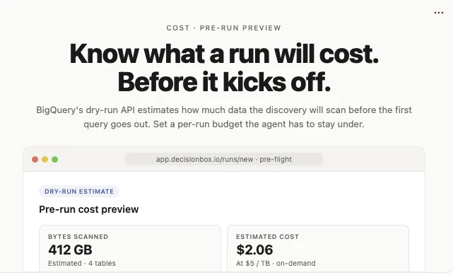 DecisionBox for BigQuery screenshot 3