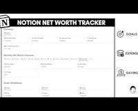 Notion Net Worth Tracker media 1