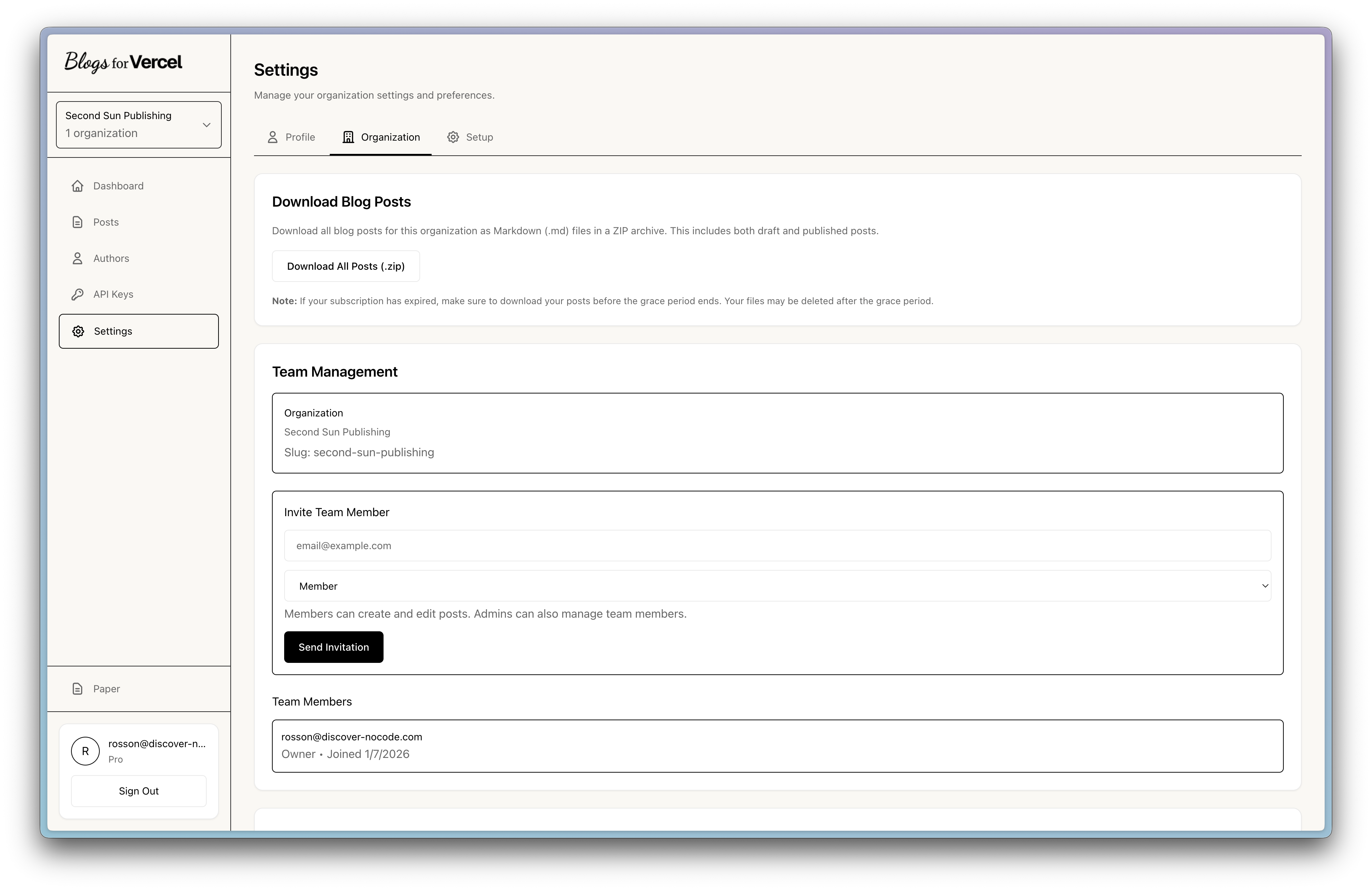 Blogs for Vercel gallery image