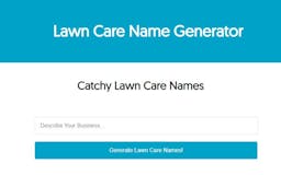 Lawn Care Name Generator media 1