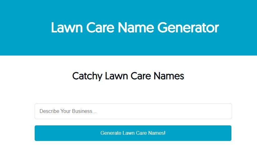 Lawn Care Name Generator media 1