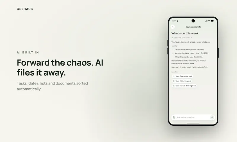 OneHaus screenshot 3