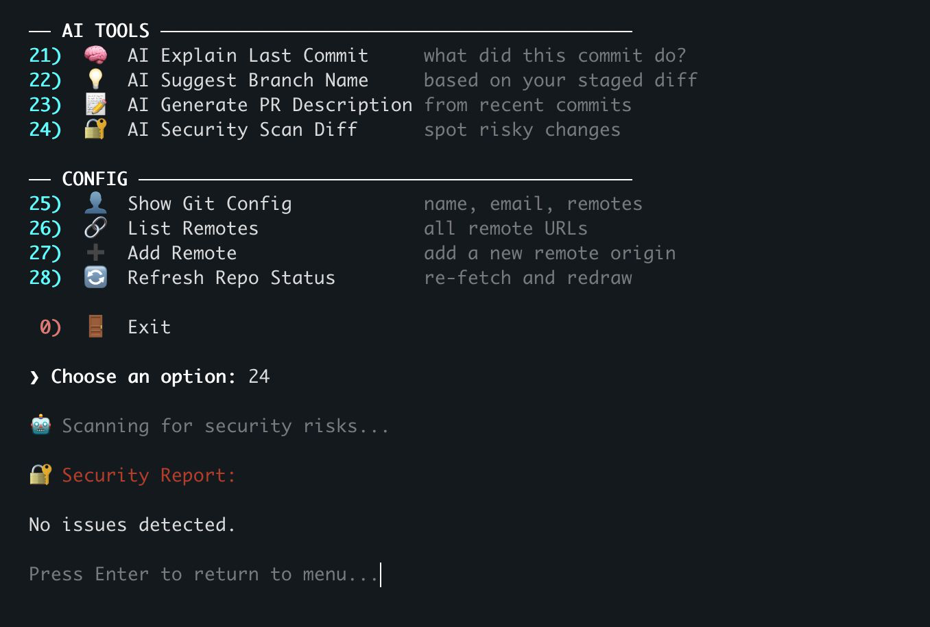 GitAI – AI-Powered Git CLI media 5