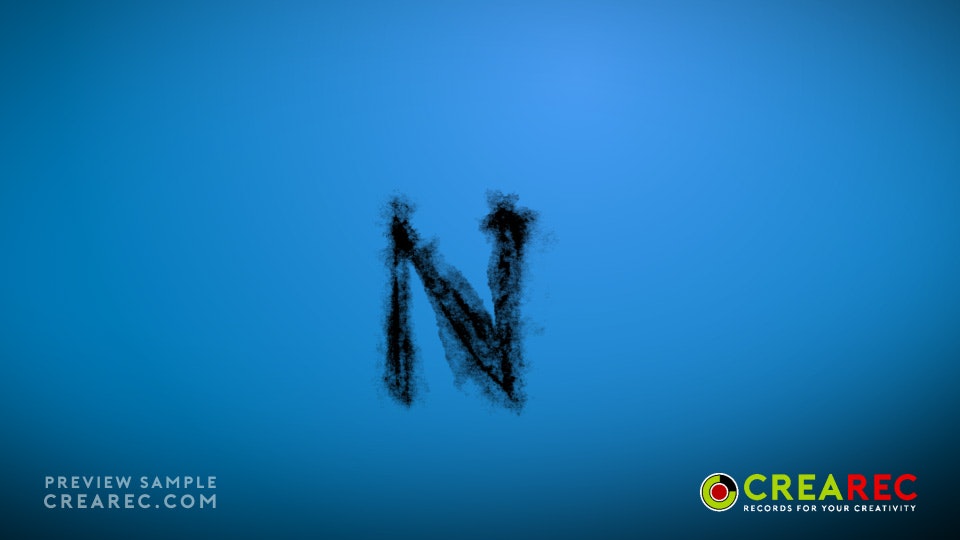 Ink Alphabet Animated stock footage text gallery image