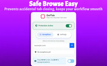 DefTab: Smart Tab Protector gallery image