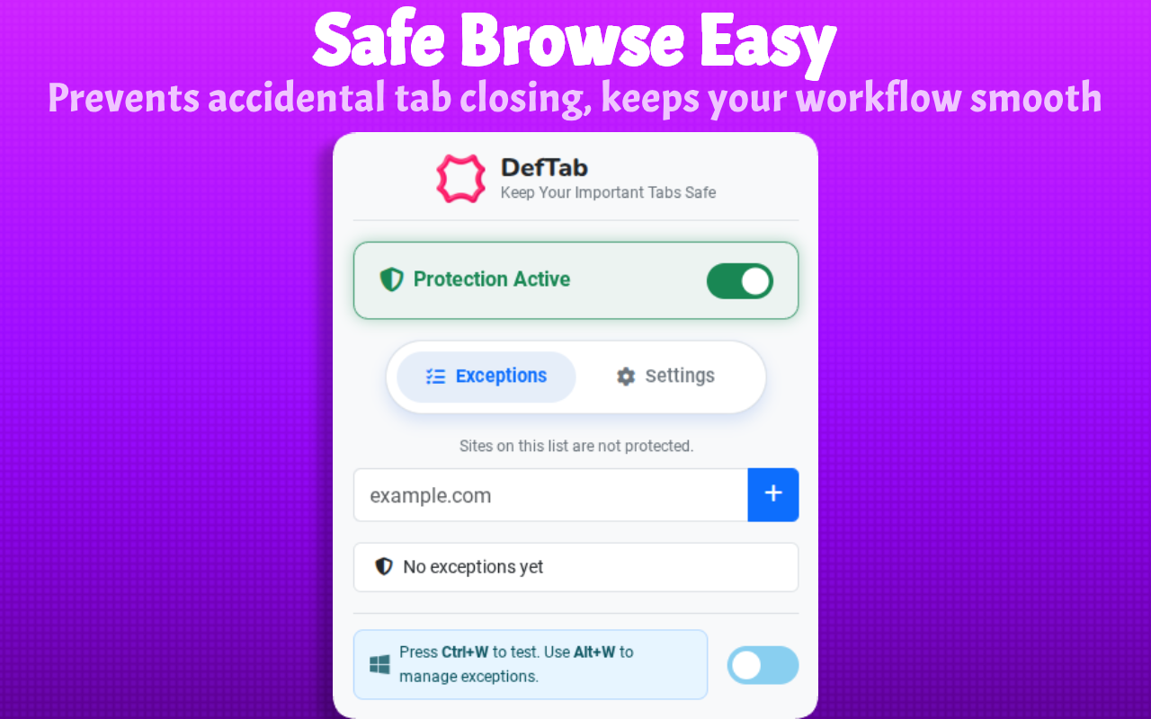 Deftab: Smart Tab Protector media 1