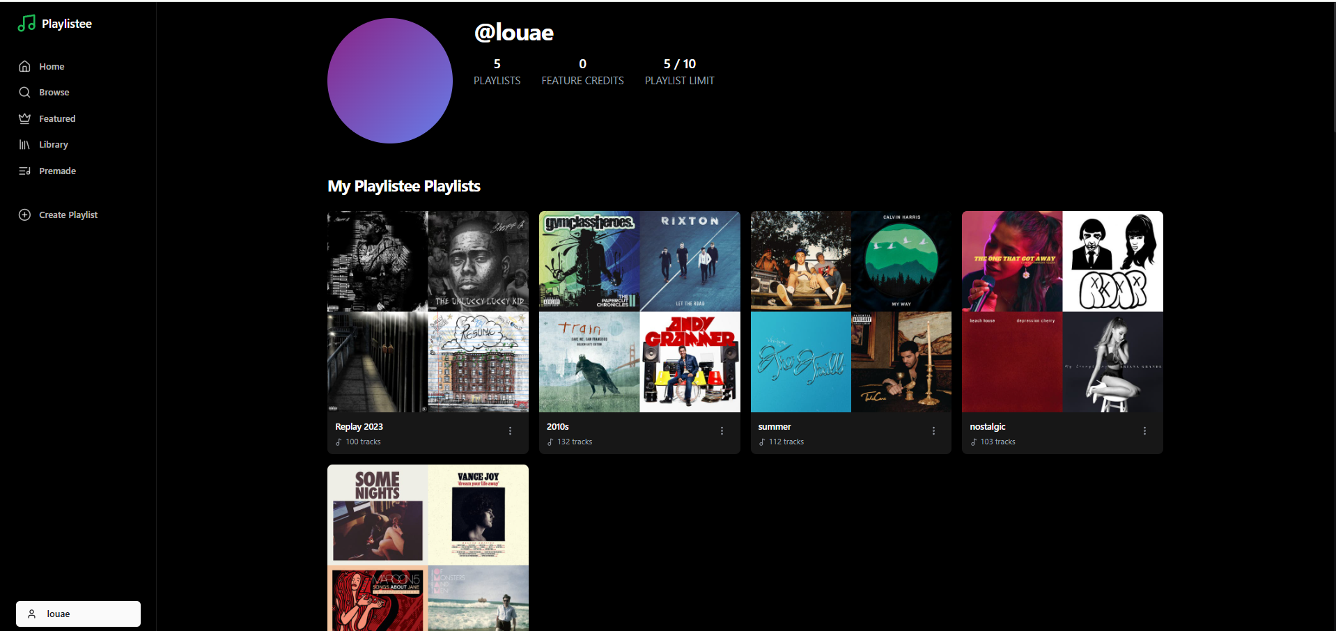 PlayListee - Просмотрите, создайте, курируйте и делитесь плейлистами Spotify бесплатно медиа 2