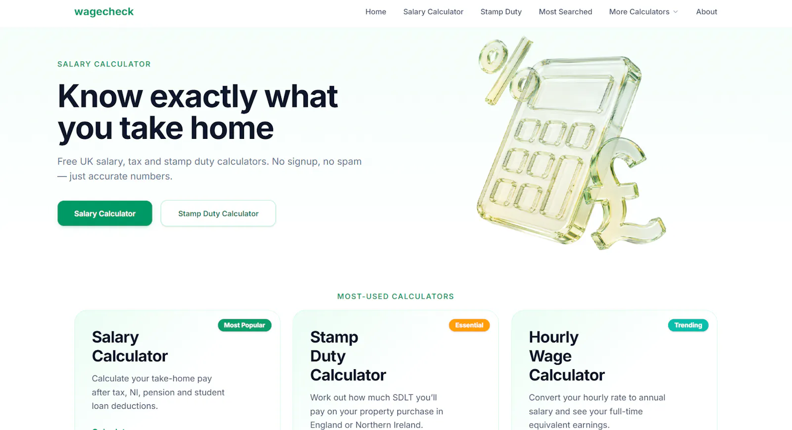 wagecheck screenshot 1