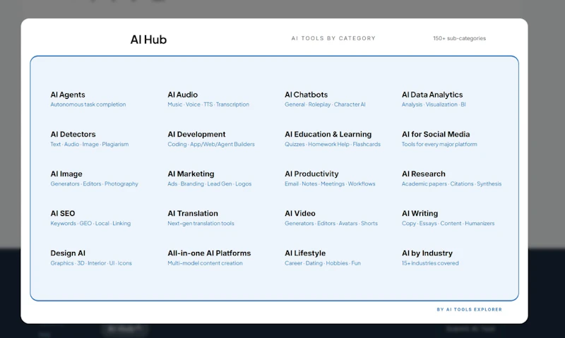 AI Tools Explorer screenshot 1
